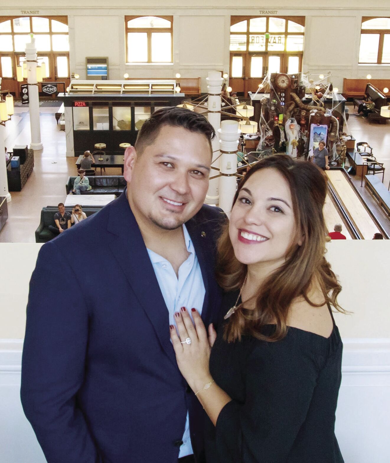 Couple engaged